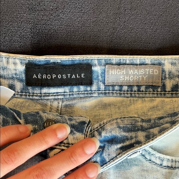 Women’s Aeropostale High Waisted Shorty Jean Shorts - Picture 9 of 9